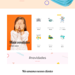 Site completo para Loja Infantil